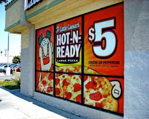 Expert Sign Solutions in Coronado, California promotional window vinyl 300x240